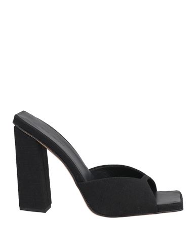 Gia Rhw Gia / Rhw Woman Sandals Black Size 7 Textile Fibers