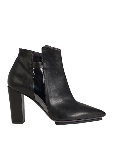 Shop Malloni Woman Ankle Boots Black Size 6 Leather