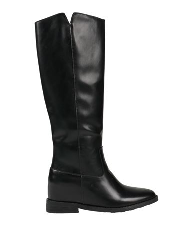 Francesco Milano Woman Boot Black Size 7 Leather