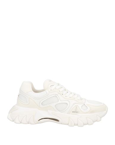 Balmain Man Sneakers White Size 9 Polyurethane, Polyester, Cotton