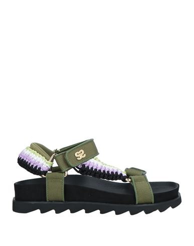 Sandalias Mujer Verde militar 36 Mujer