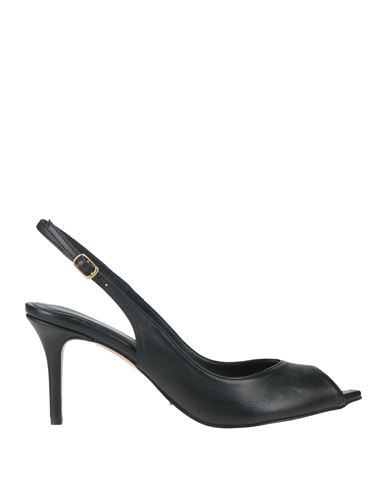 Paolo Mattei Woman Sandals Black Size 11 Leather