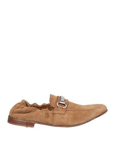 Jp/david Man Loafers Camel Size 9 Leather In Beige