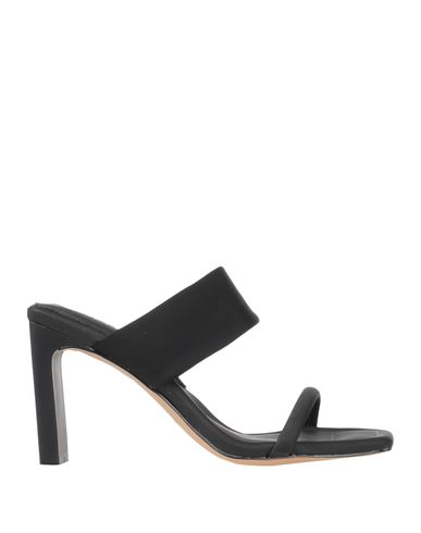Aldo Woman Sandals Black Size 8 Textile Fibers