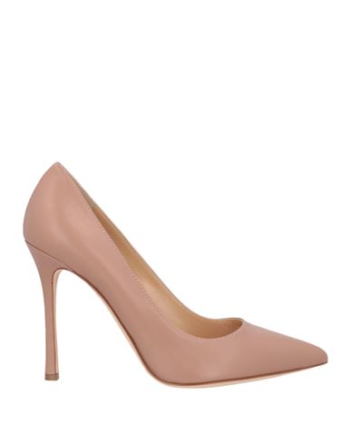 Sergio Rossi Woman Pumps Blush Size 5.5 Leather In Pink