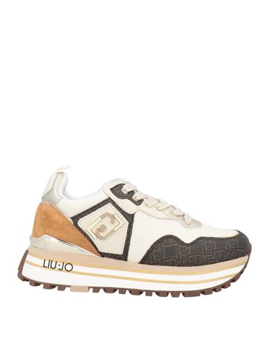 Liu •jo Woman Sneakers Off White Size 6 Leather In Off White