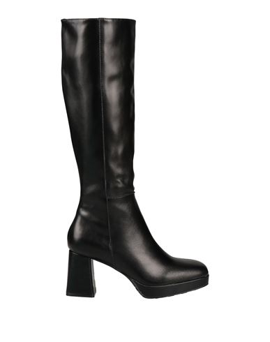 Shop Francesco Milano Woman Boot Black Size 8 Leather