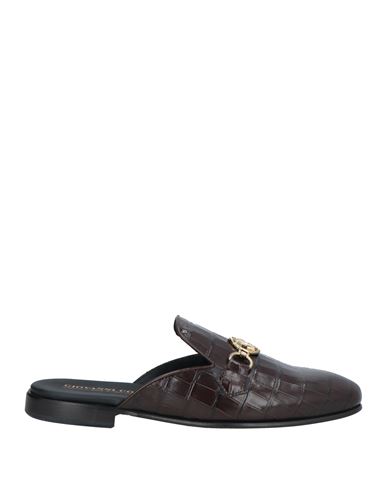Shop Giovanni Conti Man Mules & Clogs Dark Brown Size 9 Leather