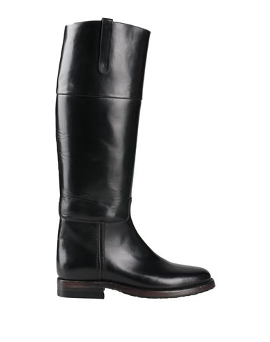 Shop Silvano Sassetti Woman Boot Black Size 6 Leather