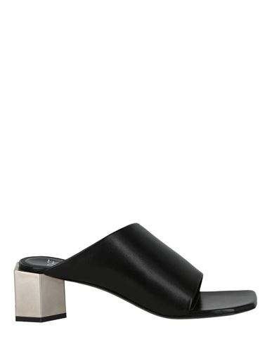 Off-white Hexnut Mules In Black In Black