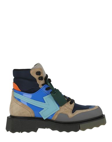Shop Off-white Hiking Sponge Sneakerboot Man Sneakers Multicolored Size 8 Polyester In Fantasy