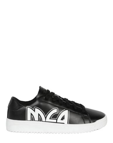 Mcq By Alexander Mcqueen Mcq Alexander Mcqueen Logo Print Low-top Sneakers Woman Sneakers Black Size 11 Tanned Leather