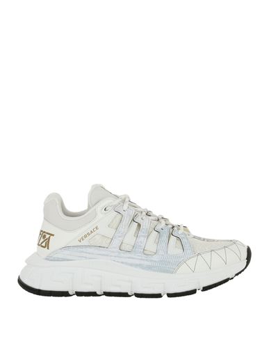 Versace Trigreca Sneakers Woman Sneakers White Size 11 Calfskin