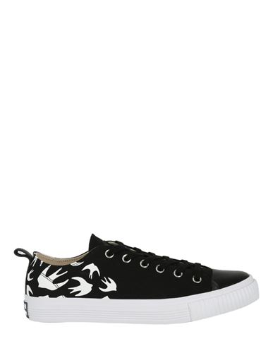 Shop Mcq By Alexander Mcqueen Mcq Alexander Mcqueen Swallows Low-top Sneakers Woman Sneakers Black Size 8 Cotton