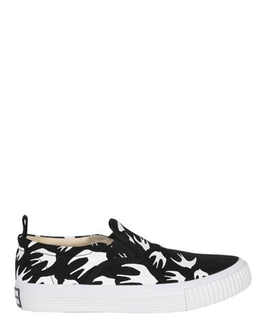 Shop Mcq By Alexander Mcqueen Mcq Alexander Mcqueen Swallows Slip-on Sneakers Woman Sneakers Black Size 8 Cotton