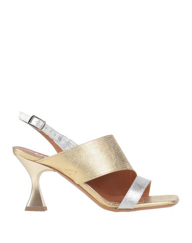 Shop Doop Woman Sandals Gold Size 8 Textile Fibers