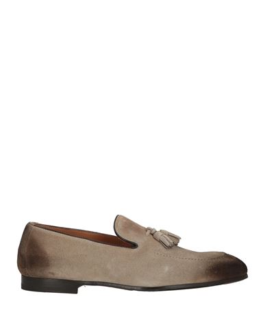 Doucal's Man Loafers Beige Size 11 Leather
