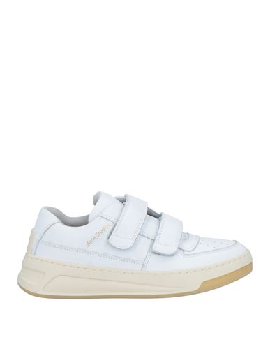 Shop Acne Studios Woman Sneakers White Size 7 Leather