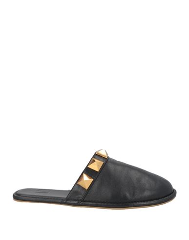Valentino Garavani Woman Mules & Clogs Black Size 5.5 Leather