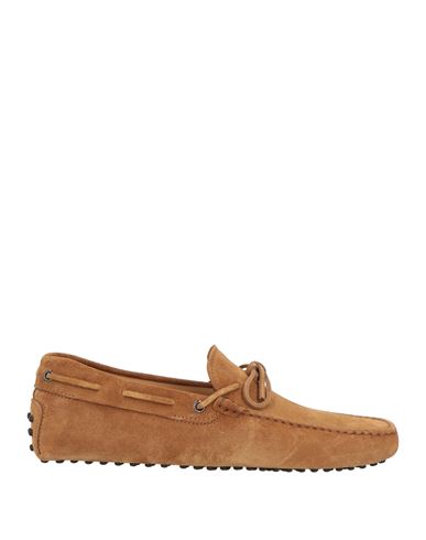 Tod's Man Loafers Brown Size 9 Leather In Brown