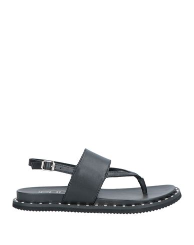 Cult Woman Thong Sandal Black Size 10 Leather