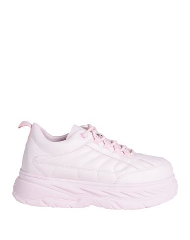 Shop Hugo Woman Sneakers Pink Size 8 Textile Fibers