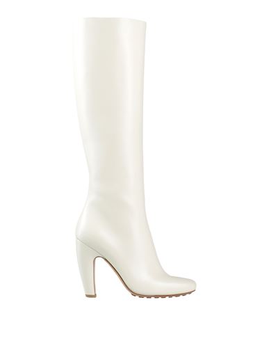 Bottega Veneta Woman Boot White Size 8 Calfskin