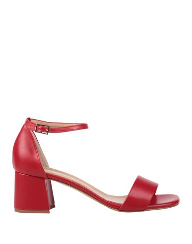 Bottega Lotti Woman Sandals Red Size 12 Textile Fibers