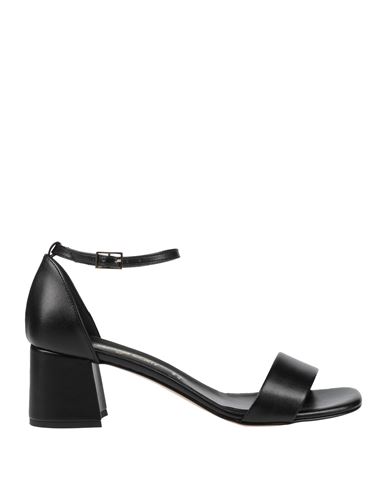 Bottega Lotti Woman Sandals Black Size 11 Textile Fibers