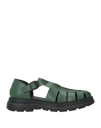 Mich E Simon Man Sandals Green Size 9 Leather