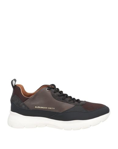 Alexander Smith Man Sneakers Dark Brown Size 11 Textile Fibers