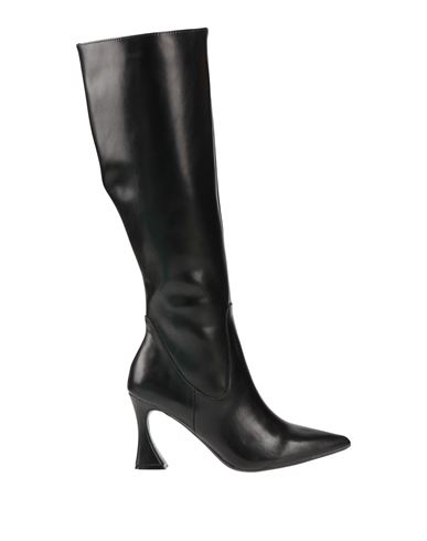 Shop Francesco Milano Woman Boot Black Size 8 Leather