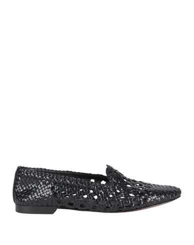 Shop Marco Ferretti Woman Loafers Black Size 7 Leather