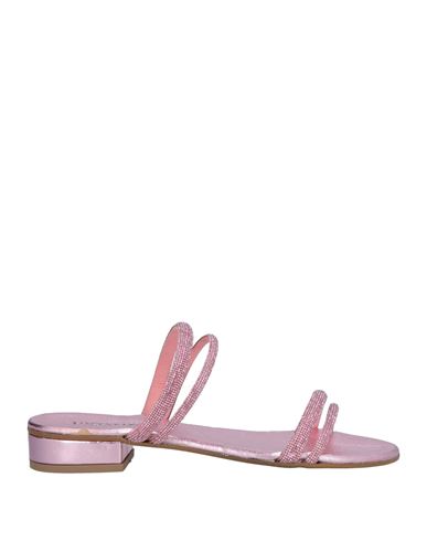 Vincent Vega Woman Sandals Pink Size 11 Leather