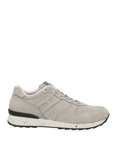 Shop Hogan Man Sneakers Light Grey Size 9 Leather