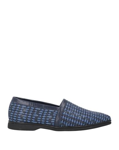 Giovanni Conti Man Loafers Blue Size 9 Calfskin