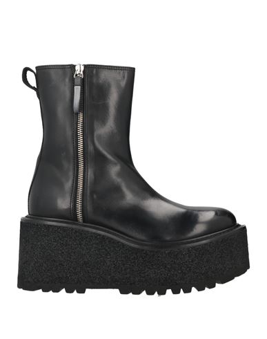 Premiata Woman Ankle Boots Black Size 10 Leather