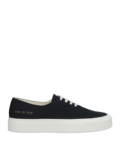 Shop Common Projects Woman By  Woman Sneakers Black Size 9 Textile Fibers