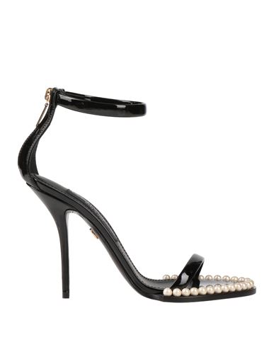 Dolce & Gabbana Woman Sandals Black Size 6.5 Calfskin