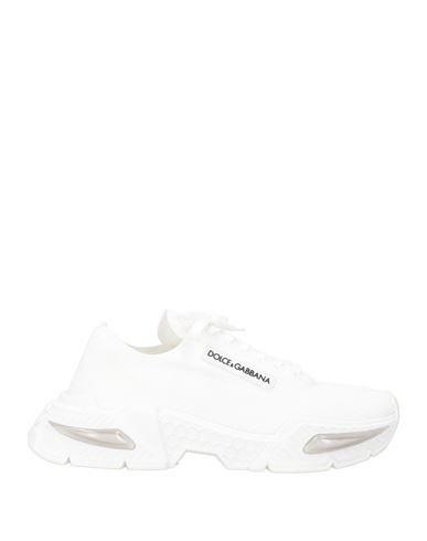 Dolce & Gabbana Woman Sneakers White Size 6.5 Polyester