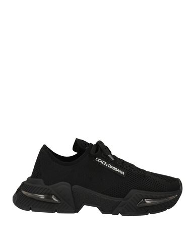 Dolce & Gabbana Woman Sneakers Black Size 7 Polyester