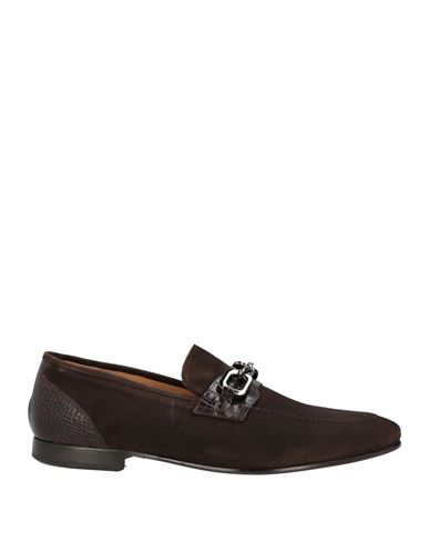 Giovanni Conti Man Loafers Dark Brown Size 9 Leather