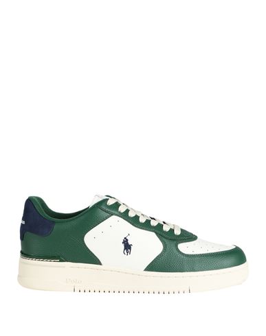 Polo Ralph Lauren Man Sneakers Dark Green Size 9 Leather
