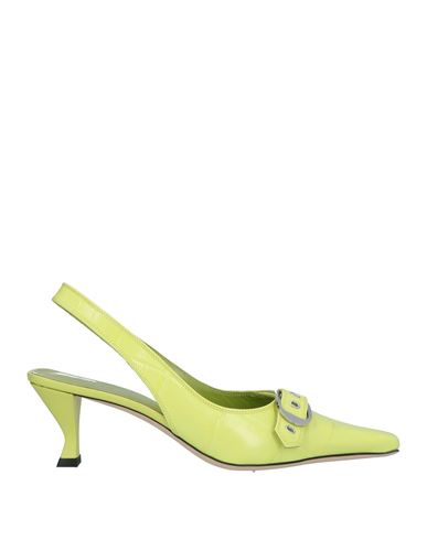 By Far Woman Sandals Acid Green Size 8 Cow Leather
