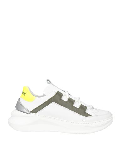 Mich E Simon Man Sneakers White Size 9 Calfskin