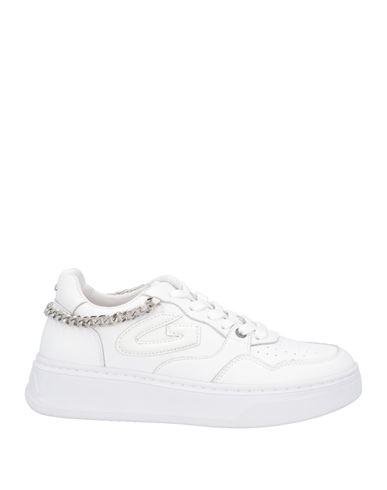 Alberto Guardiani Woman Sneakers White Size 10 Leather