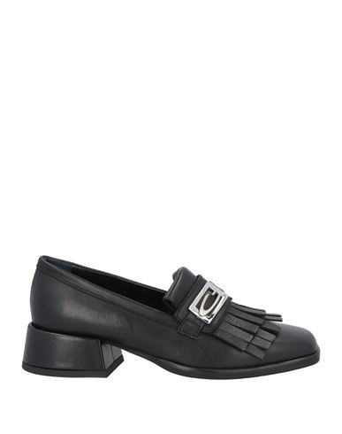 Alberto Guardiani Woman Loafers Black Size 9 Leather