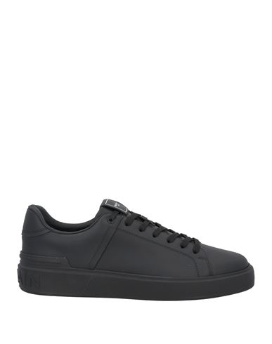 Balmain Man Sneakers Black Size 7 Calfskin
