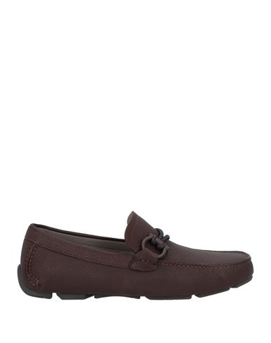 Ferragamo Man Loafers Dark Brown Size 6 Leather