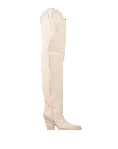 Paris Texas Woman Boot Off White Size 8 Leather